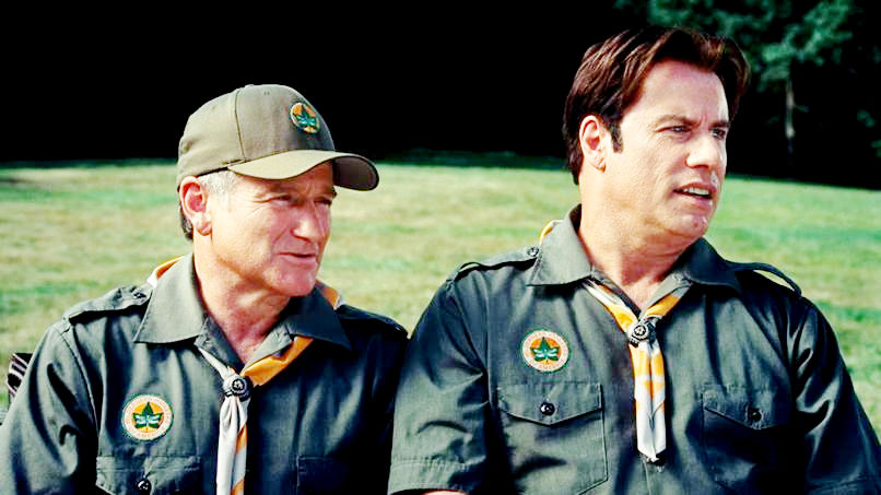 Robin Williams stars as Dan and John Travolta stars as Charlie in Walt Disney Pictures' Old Dogs (2009)