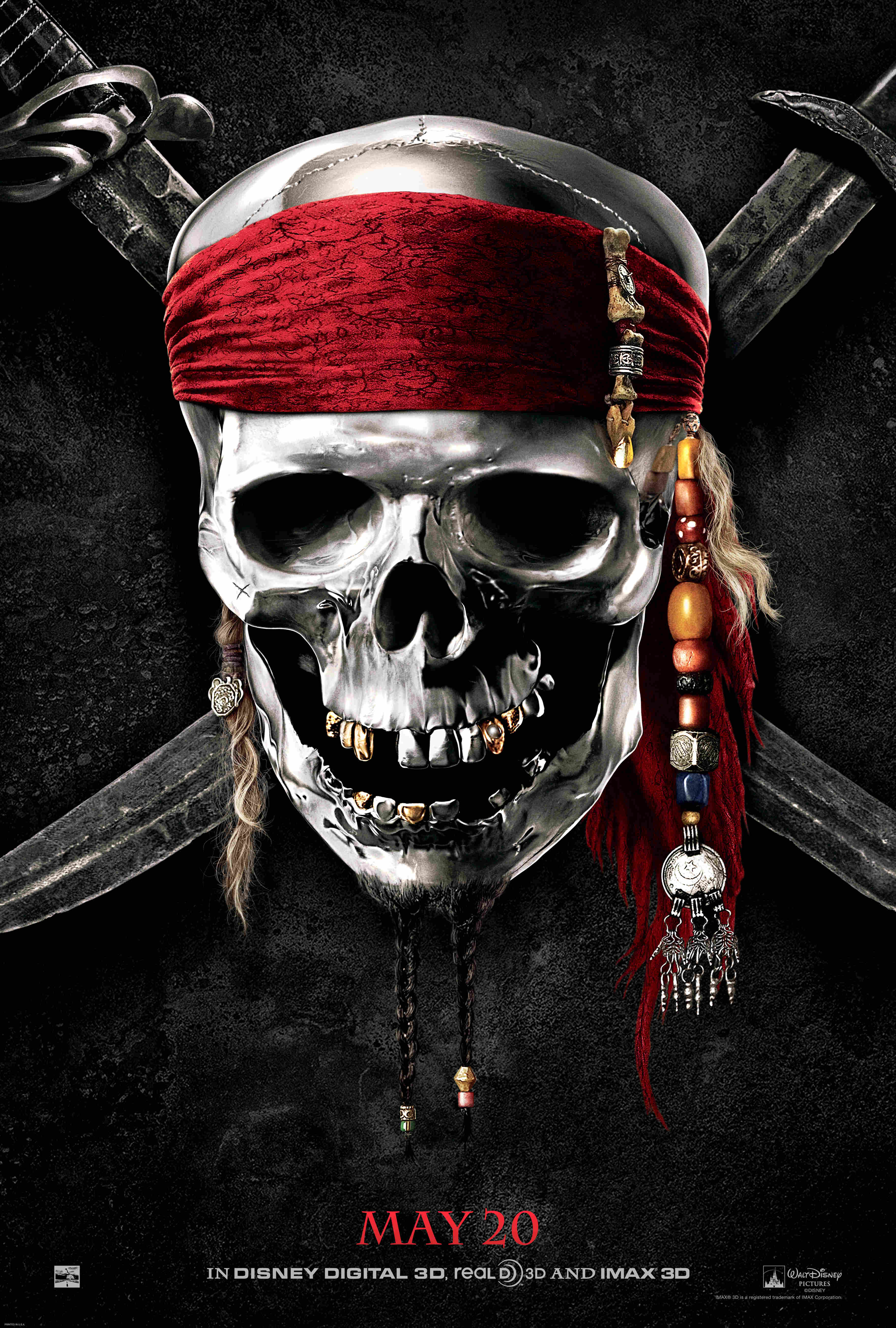 Poster of Walt Disney Pictures' Pirates of the Caribbean: On Stranger Tides (2011)