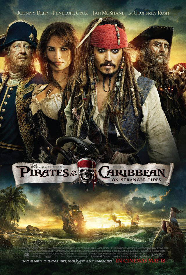 Poster of Walt Disney Pictures' Pirates of the Caribbean: On Stranger Tides (2011)