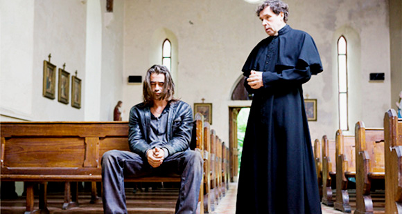 Colin Farrell (Syraceuse) and Stephen Rea in Magnolia Pictures' Ondine (2010)