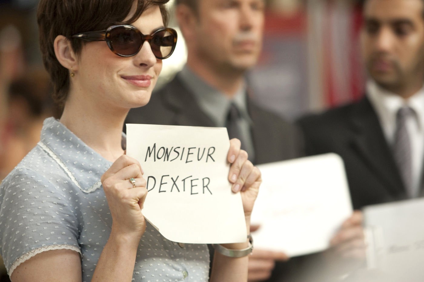 Anne Hathaway stars as Emma Morley in Focus Features' One Day (2011). Photo credit by Giles Keyte.