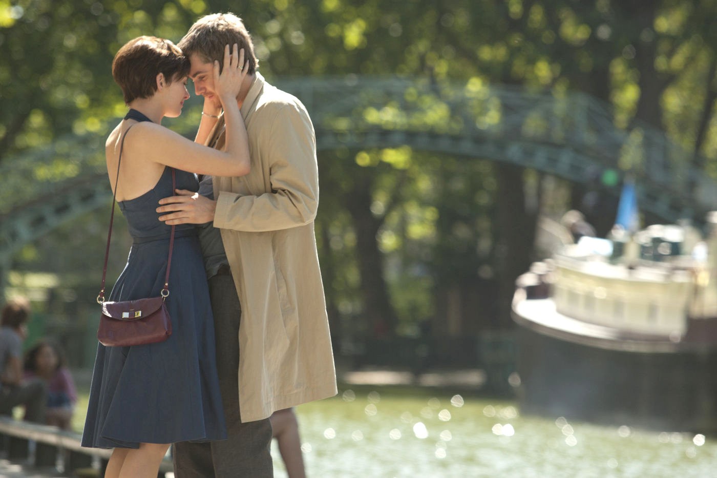 Anne Hathaway stars as Emma Morley and Jim Sturgess stars as Dexter Mayhew in Focus Features' One Day (2011)