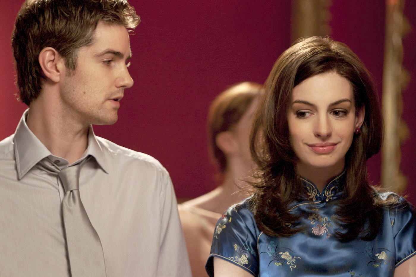 Jim Sturgess stars as Dexter Mayhew and Anne Hathaway stars as Emma Morley in Focus Features' One Day (2011)