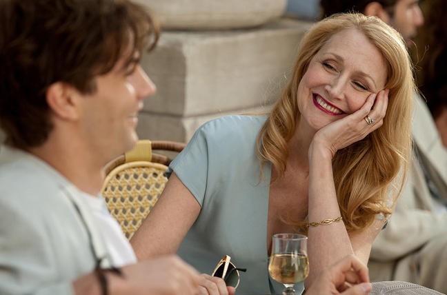 Jim Sturgess stars as Dexter Mayhew and Patricia Clarkson stars as Alison Mayhew in Focus Features' One Day (2011)