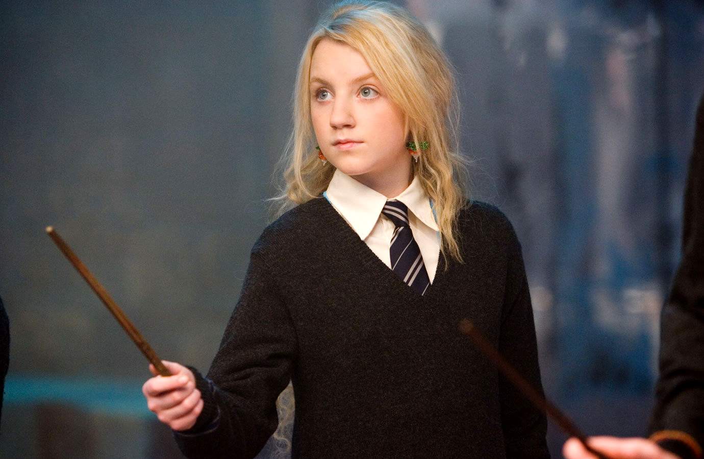 Evanna Lynch as Luna Lovegood in Warner Bros' Harry Potter and the Order of the Phoenix (2007)