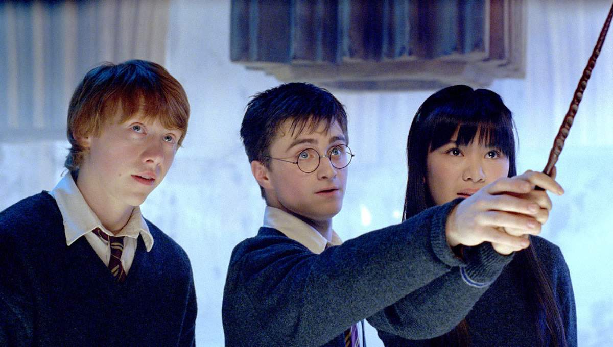 Rupert Grint, Daniel Radcliffe and Katie Leung in Warner Bros' Harry Potter and the Order of the Phoenix (2007)