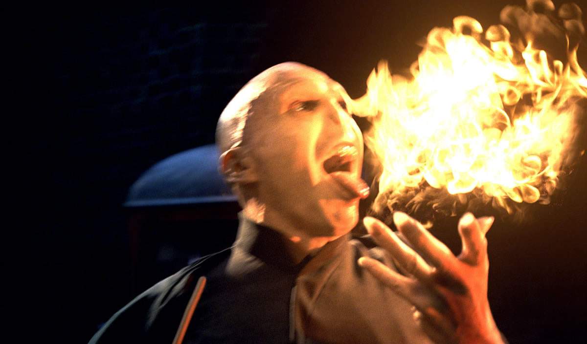 Ralph Fiennes as Lord Voldemort in Warner Bros' Harry Potter and the Order of the Phoenix (2007)