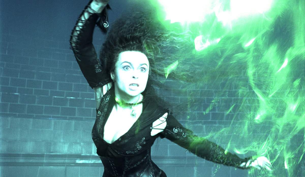 Helena Bonham Carter as Bellatrix Lestrange in Warner Bros' Harry Potter and the Order of the Phoenix (2007)