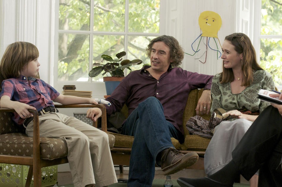 Matthew Mindler, Steve Coogan and Emily Mortimer in The Weinstein Company's Our Idiot Brother (2011)
