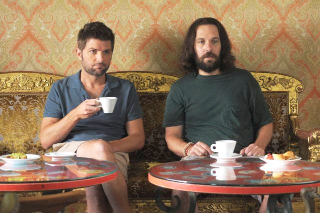 Adam Scott stars as Jeremy and Paul Rudd stars as Ned in The Weinstein Company's Our Idiot Brother (2011)