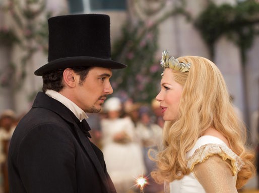 James Franco stars as Oz and Michelle Williams stars as Glinda in Walt Disney Pictures' Oz: The Great and Powerful (2013)