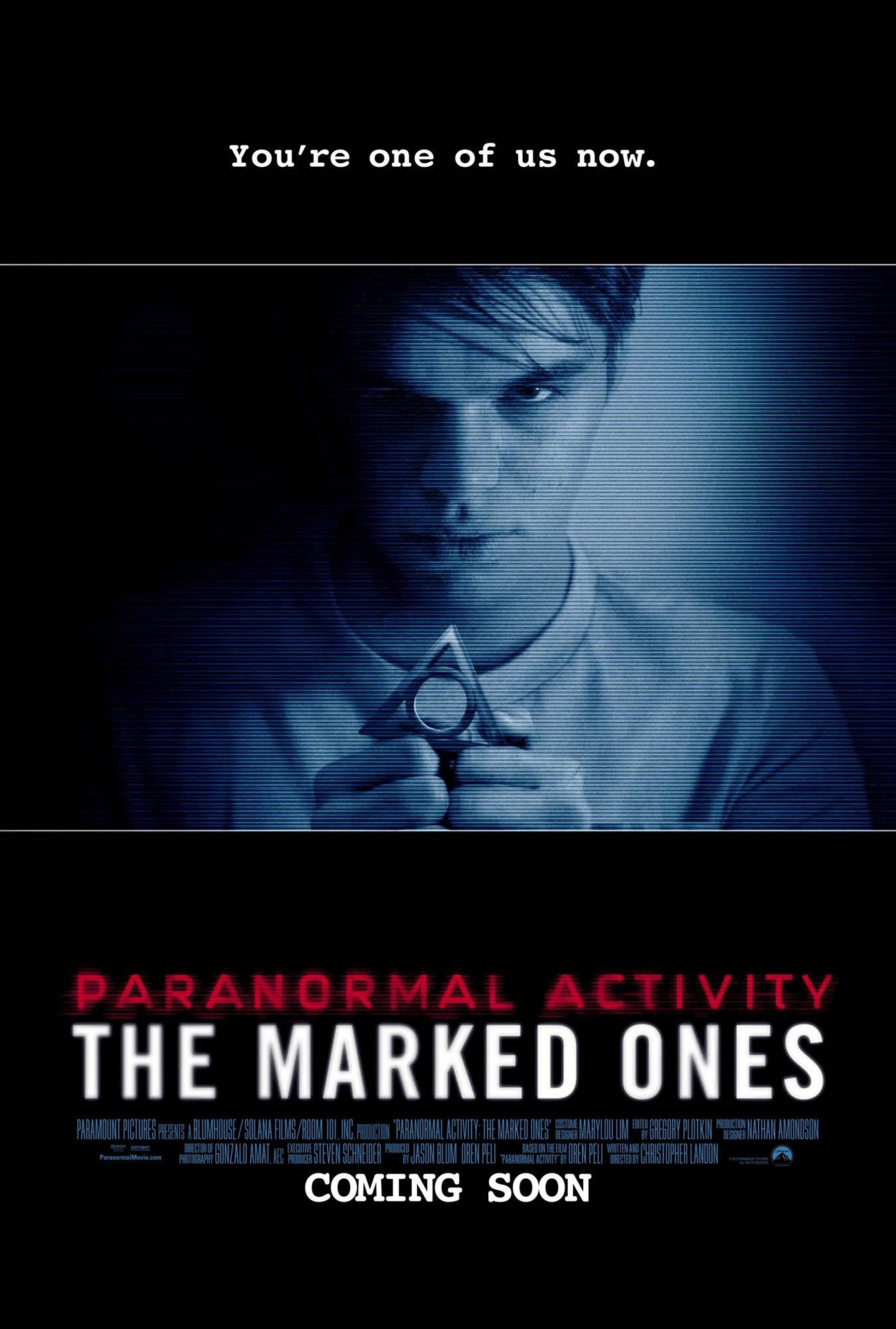 Poster of Paramount Pictures' Paranormal Activity: The Marked Ones (2014)