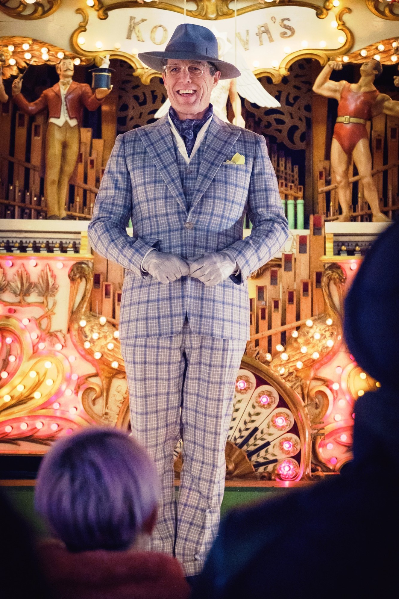 Hugh Grant stars as Phoenix Buchanan in Warner Bros. Pictures' Paddington 2 (2018)