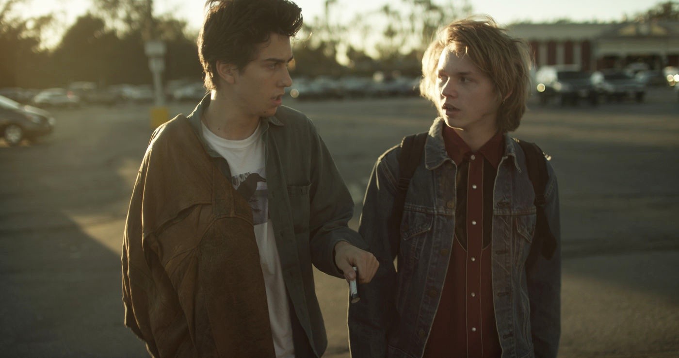 Nat Wolff stars as Fred and Jack Kilmer stars as Teddy in Tribeca Film's Palo Alto (2014)