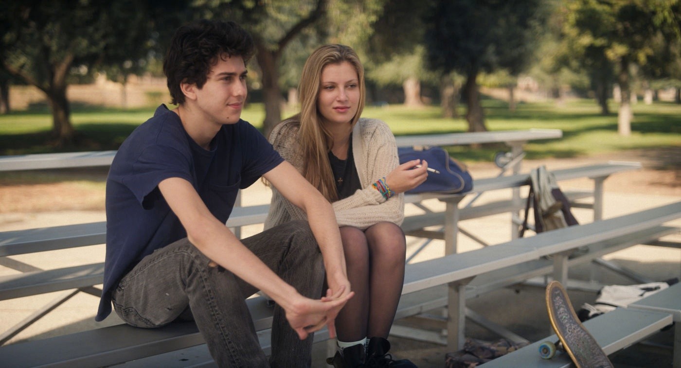 Nat Wolff stars as Fred and Zoe Levin stars as Emily in Tribeca Film's Palo Alto (2014)