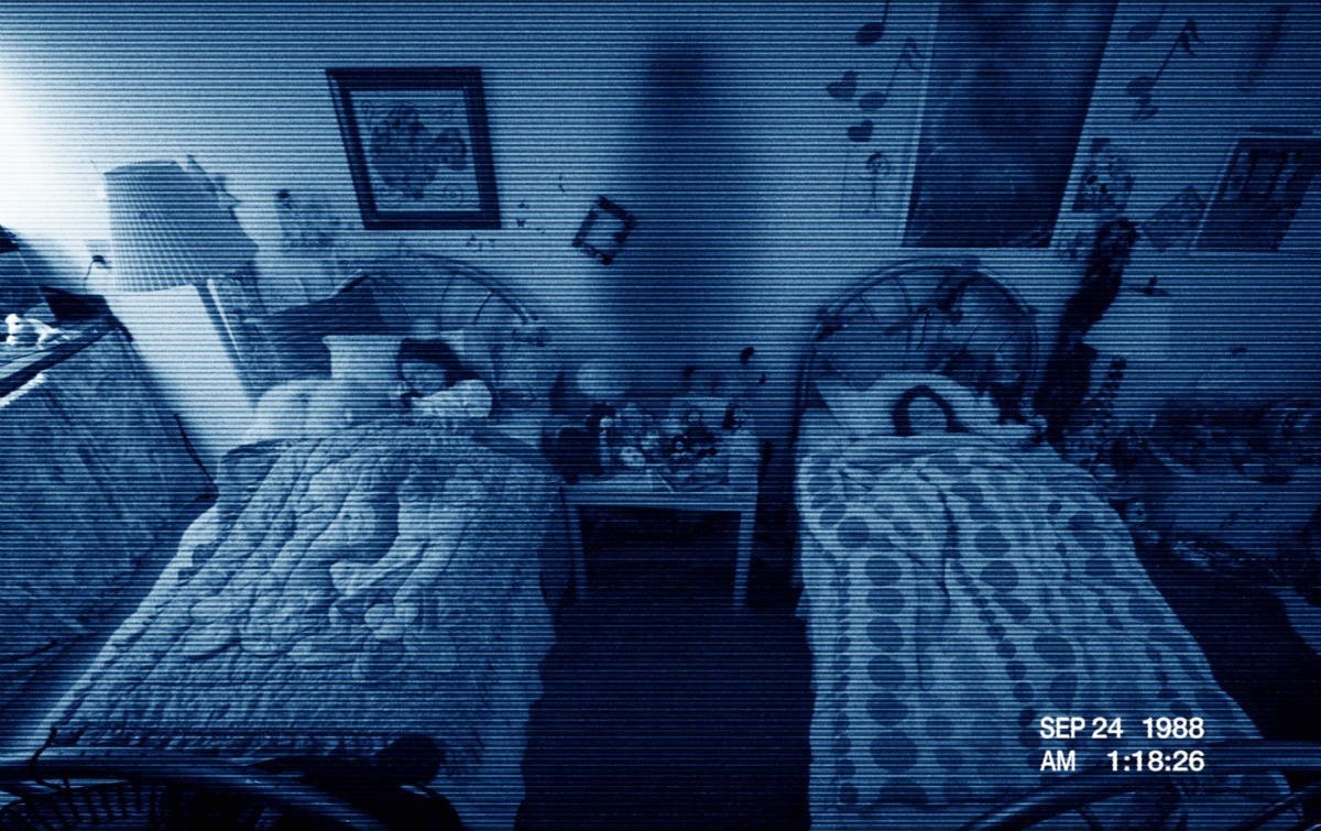 Jessica Tyler Brown stars as Young Kristi Rey and Chloe Csengery stars as Young Katie in Paramount Pictures' Paranormal Activity 3 (2011)