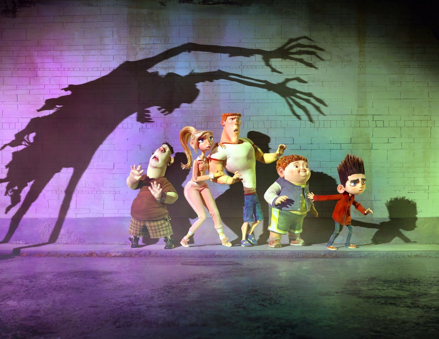 Alvin, Courtney, Mitch, Neil and Norman from Focus Features' ParaNorman (2012)