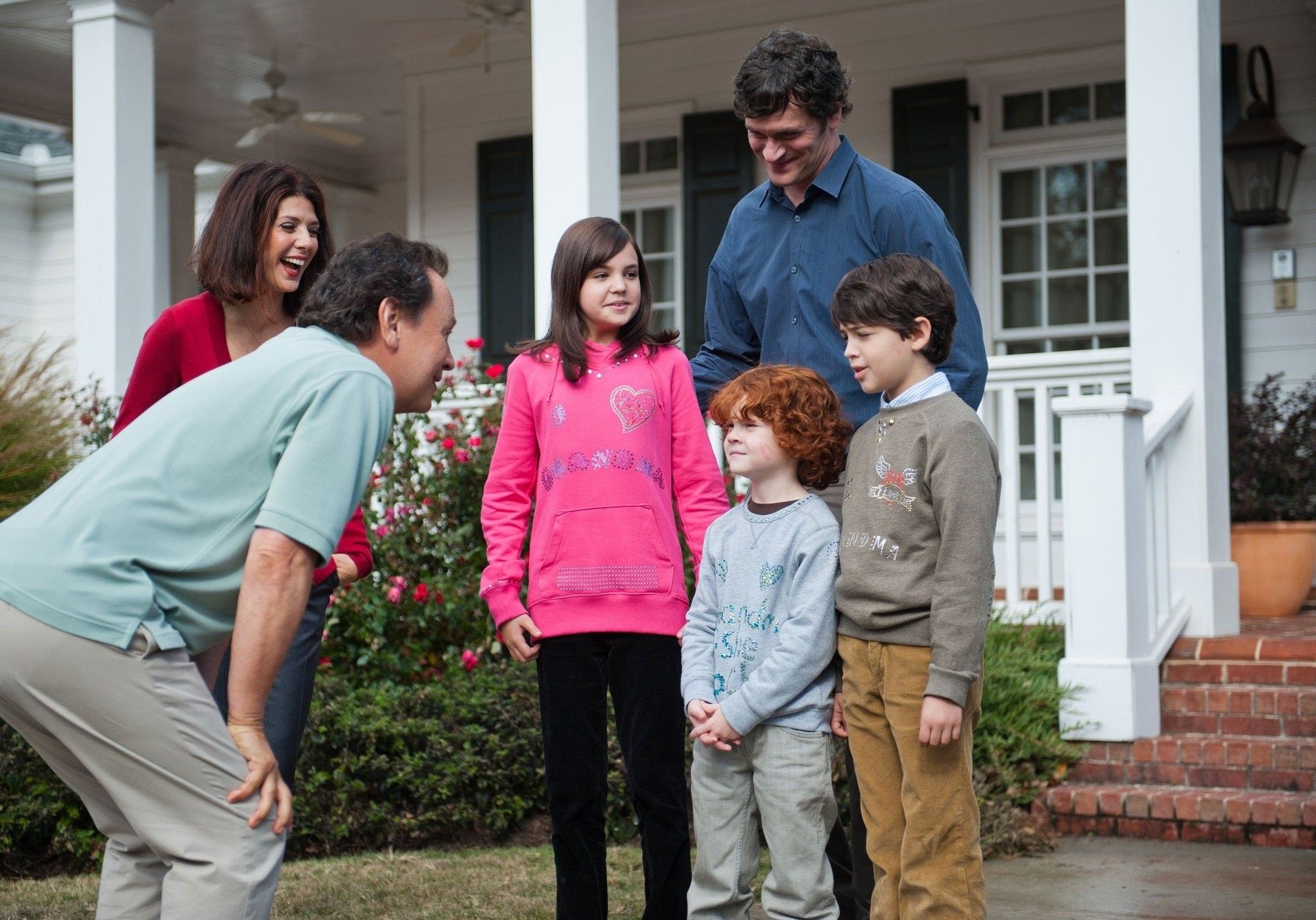 Marisa Tomei, Billy Crystal, Bailee Madison, Tom Everett Scott, Kyle Harrison Breitkopf and Joshua Rush in 20th Century Fox's Parental Guidance (2012)