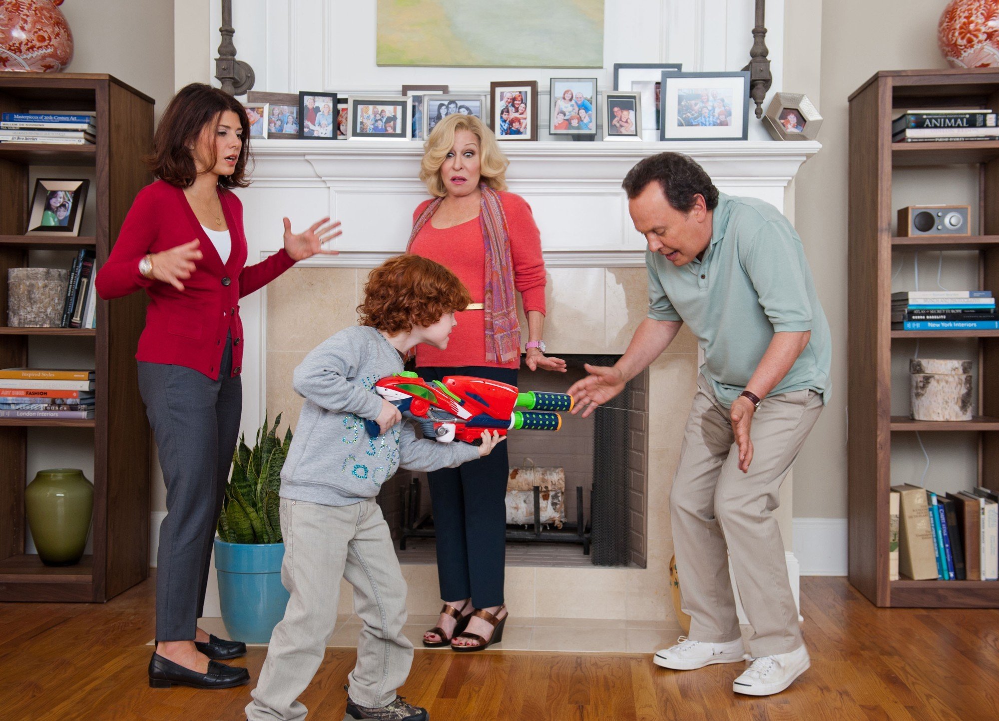 Marisa Tomei, Kyle Harrison Breitkopf, Bette Midler and Billy Crystal in 20th Century Fox's Parental Guidance (2012)