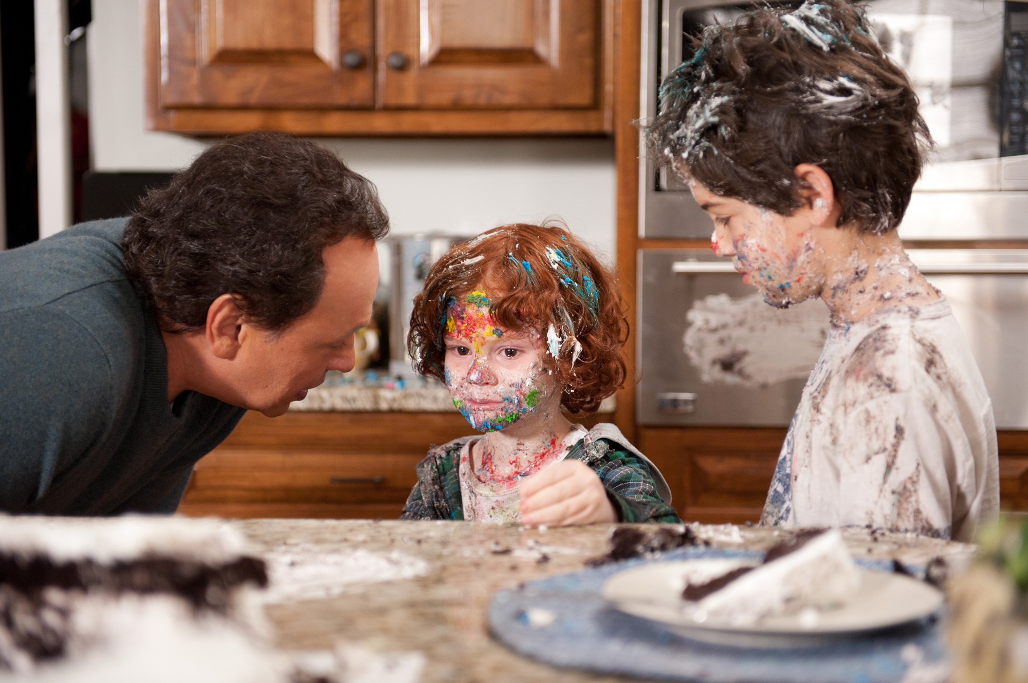 Billy Crystal, Kyle Harrison Breitkopf and Joshua Rush in 20th Century Fox's Parental Guidance (2012)