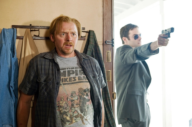 Simon Pegg stars as Graeme Willy and Bill Harder stars as Haggard in Universal Pictures' Paul (2011)
