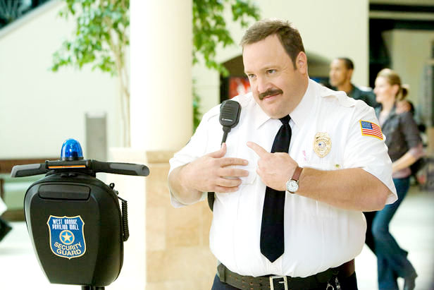 Kevin James stars as Paul Blart in Columbia Pictures' Paul Blart: Mall Cop (2009). Photo credit by Richard Cartwright.