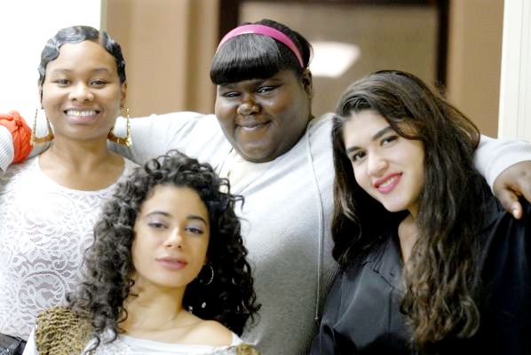 Chyna Layne, Amina Robinson, Gabourey Sidibe and Stephanie Andujar in Lionsgate Films' Precious: Based on the Novel PUSH by Sapphire (2009)