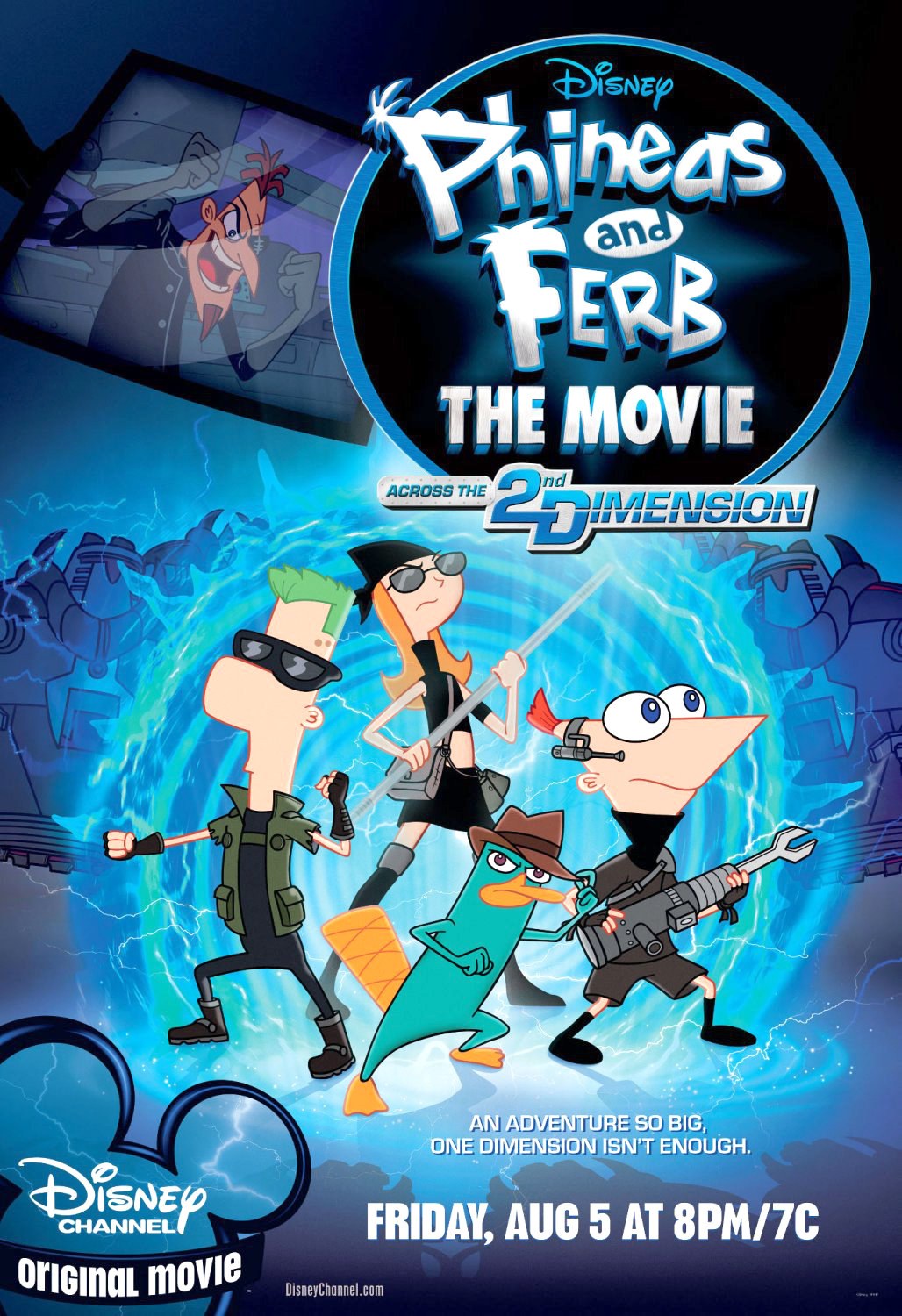 Poster of Walt Disney Pictures' Phineas and Ferb: Across the Second Dimension (2011)