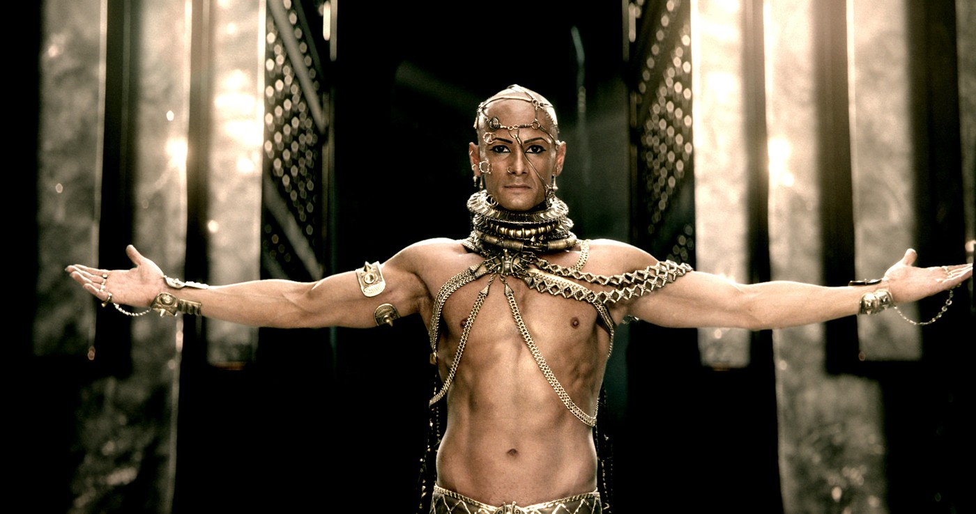 Rodrigo Santoro stars as Xerxes in Warner Bros. Pictures' 300: Rise of an Empire (2014)