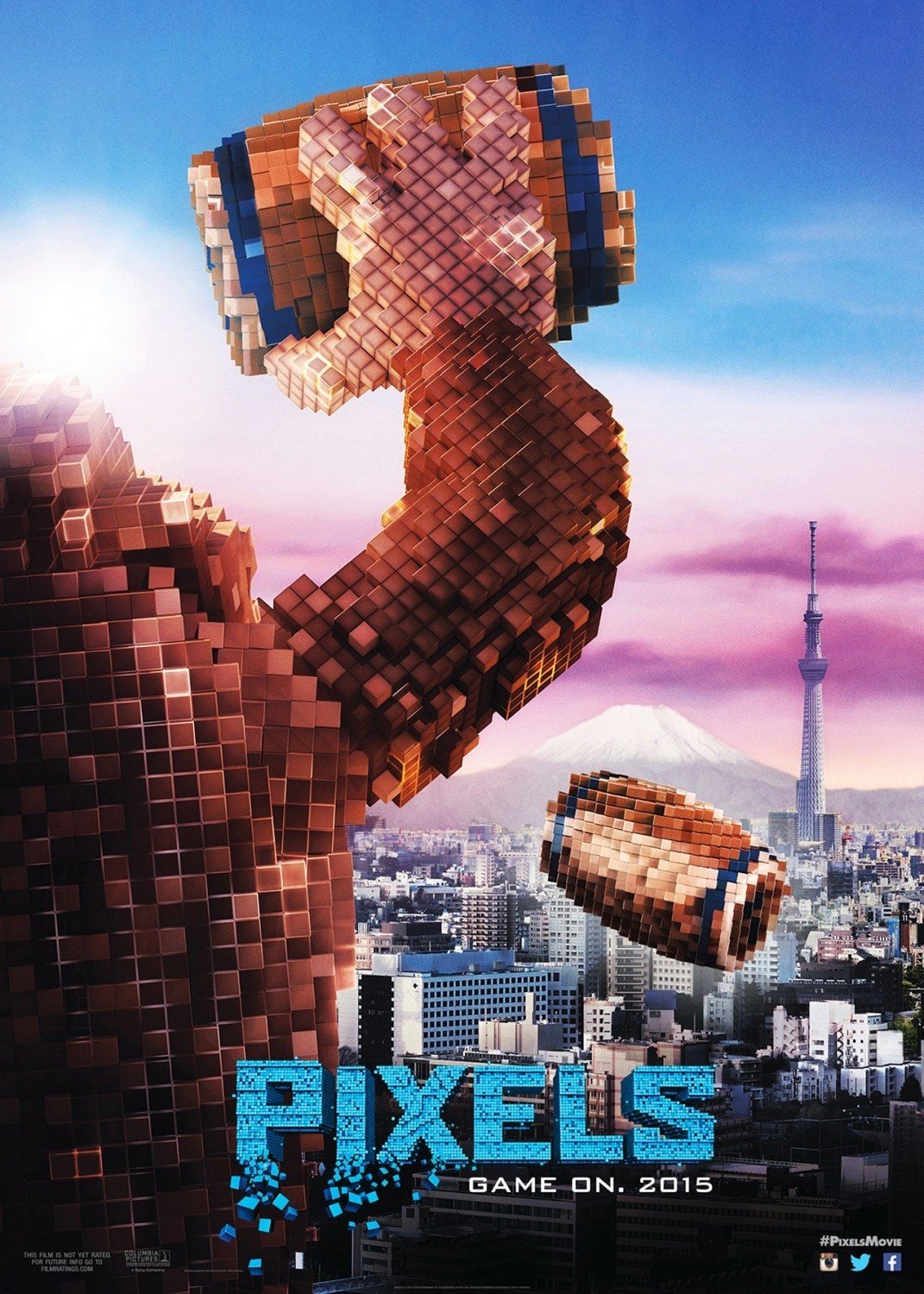 Poster of Columbia Pictures' Pixels (2015)