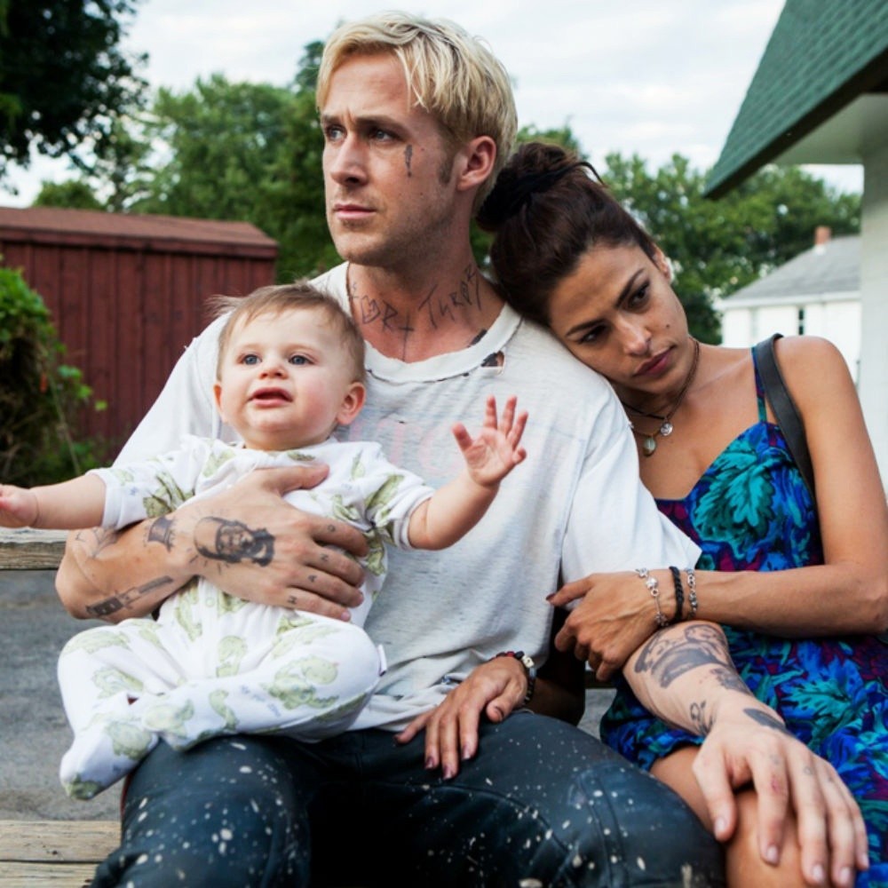 Ryan Gosling stars as Luke and Eva Mendes stars as Romina in Focus Features' The Place Beyond the Pines (2013)