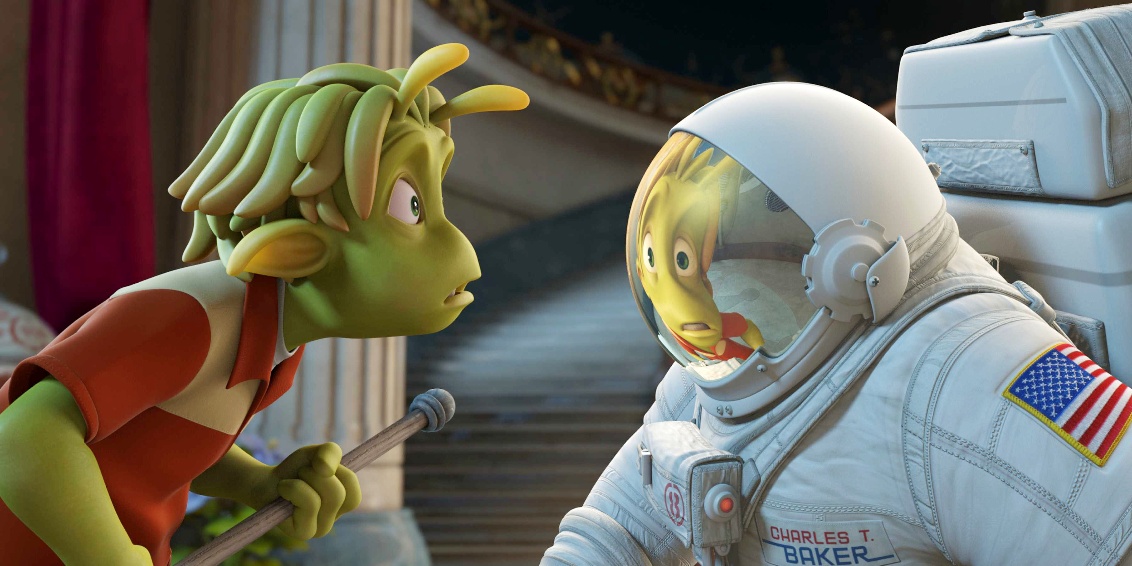 A scene from TriStar Pictures' Planet 51 (2009)