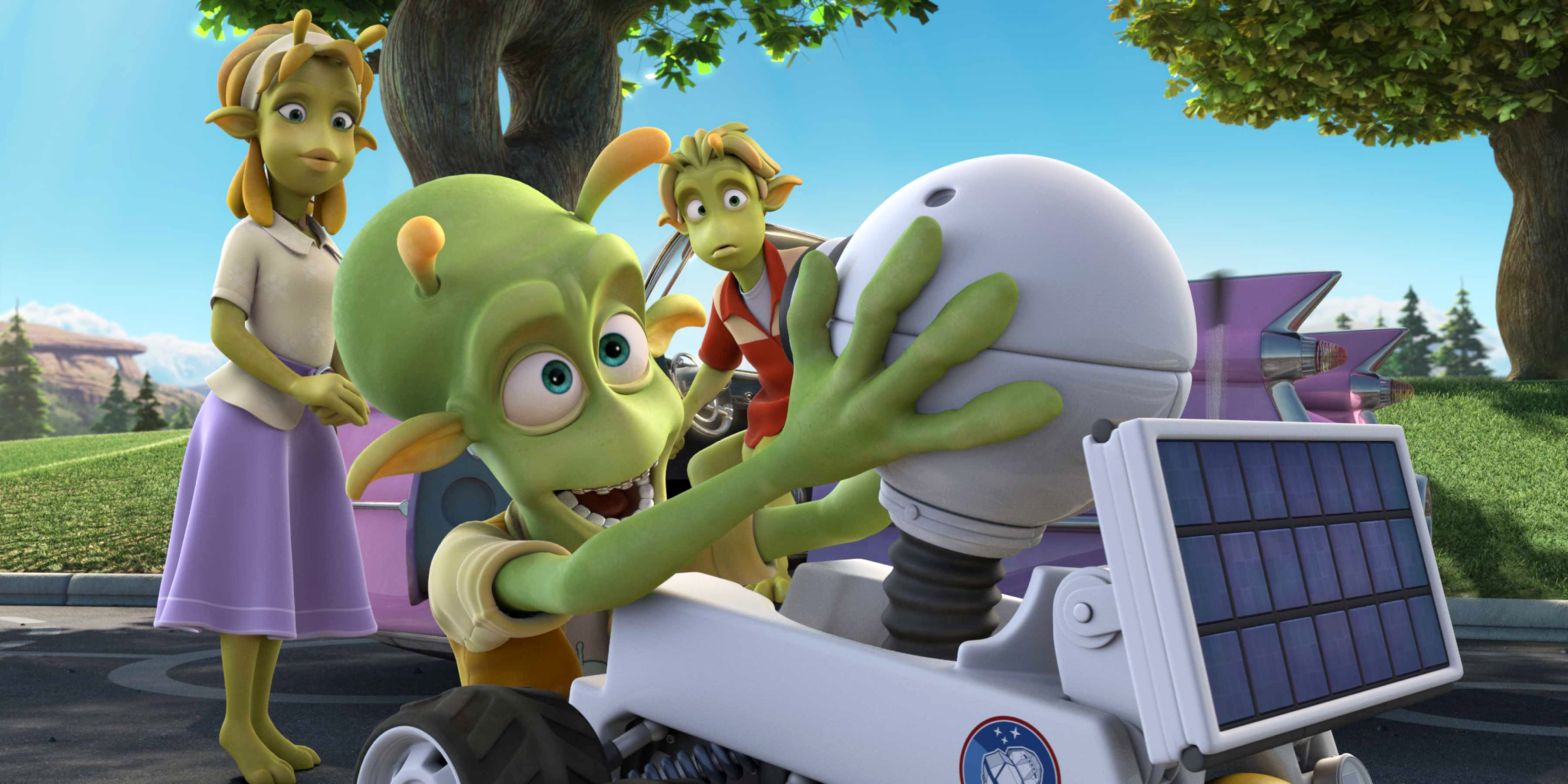 A scene from TriStar Pictures' Planet 51 (2009)