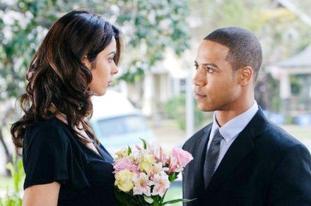 Mallika Sherawat stars as Aretha Gupta and Brian J. White stars as Kyle Franklin in Codeblack Entertainment's Politics of Love (2011)