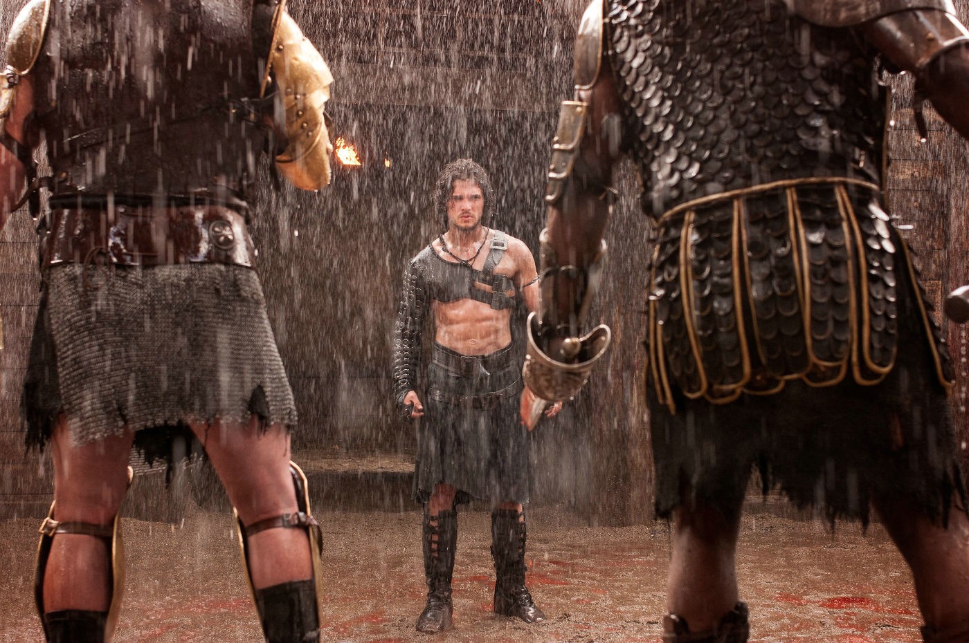 Kit Harington stars as Milo in TriStar Pictures' Pompeii (2014)