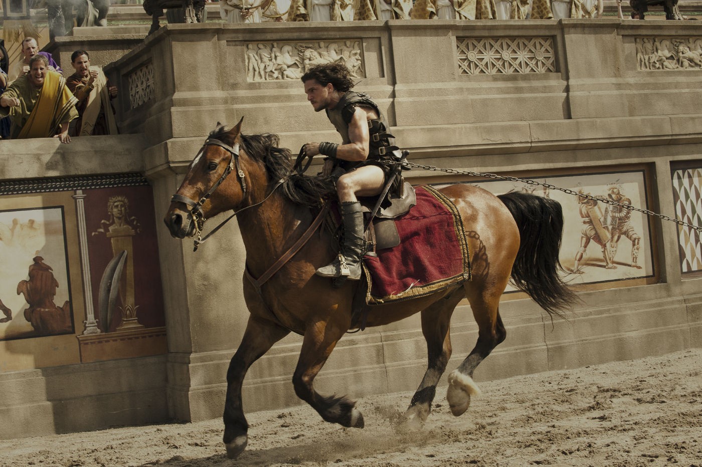 Kit Harington stars as Milo in TriStar Pictures' Pompeii (2014)