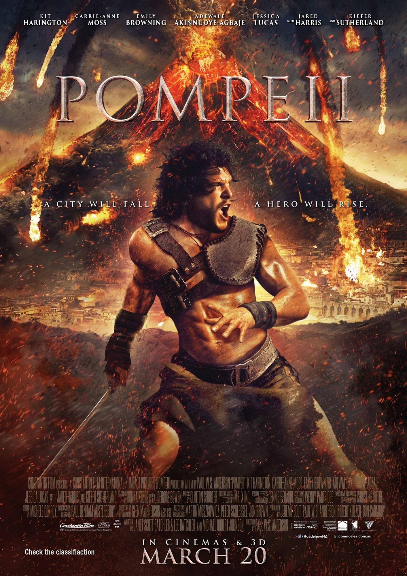 Poster of TriStar Pictures' Pompeii (2014)