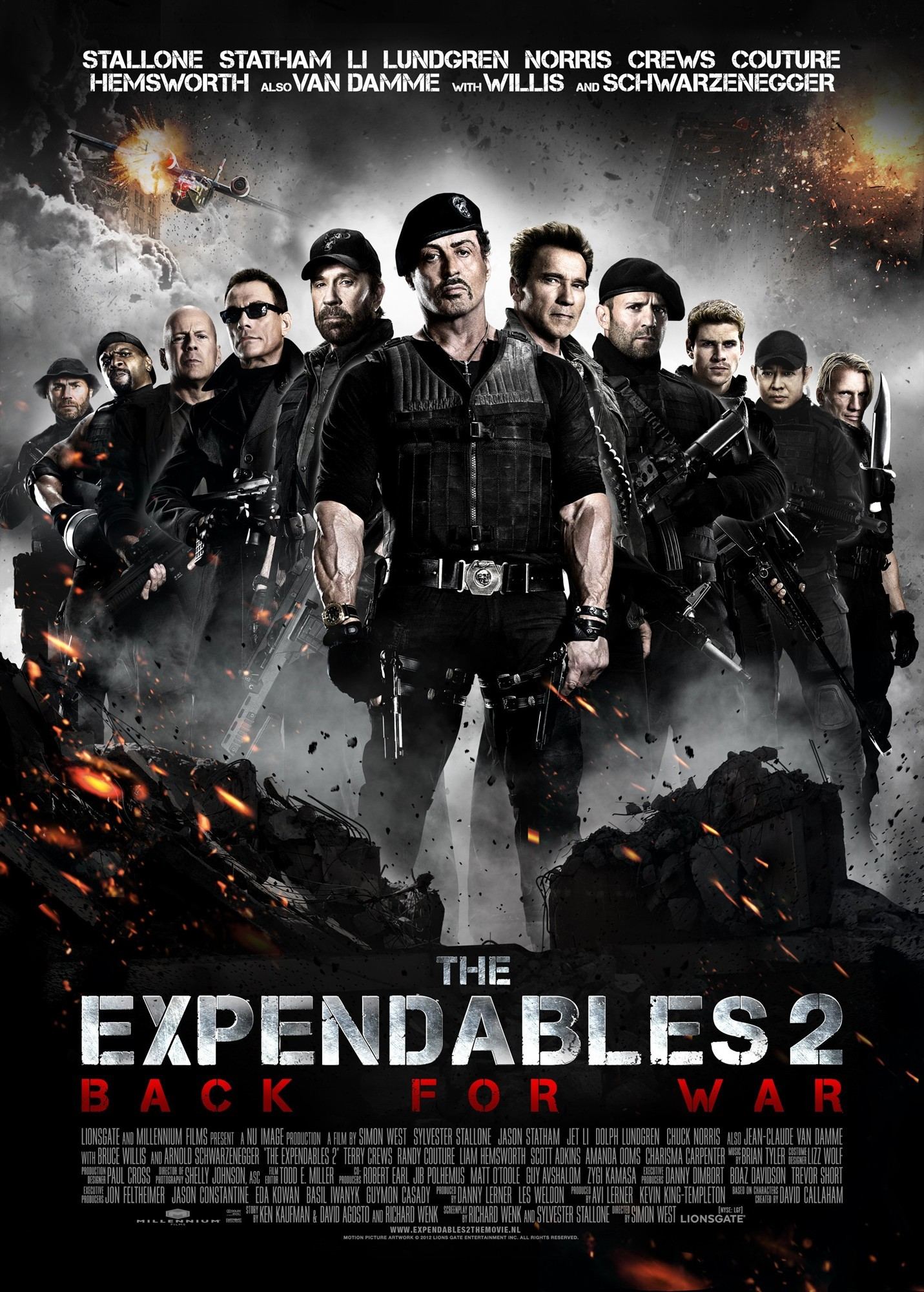 Poster of Lionsgate Films' The Expendables 2 (2012)