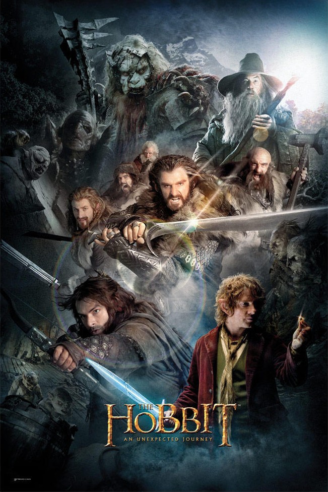 Poster of Warner Bros. Pictures' The Hobbit: An Unexpected Journey (2012)