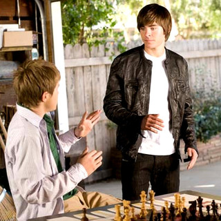 Sterling Knight stars as Alex O'Donnell and Zac Efron stars as Mike O' Donnell at 17 in New Line Cinema's 17 Again (2009)
