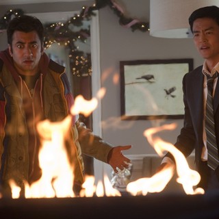 Kal Penn stars as Kumar Patel and John Cho stars as Harold Lee in Warner Bros. Pictures' A Very Harold & Kumar Christmas (2011)
