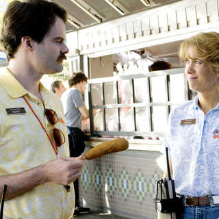 Bill Hader stars as Bobby and Kristen Wiig stars as Paulette in Miramax Films' Adventureland (2009)