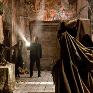Ayelet Zurer stars as Vittoria Vetra and Tom Hanks stars as Robert Langdon in Sony Pictures Releasing's Angels & Demons (2009)
