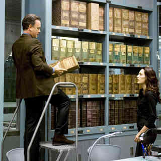 Tom Hanks stars as Robert Langdon and Ayelet Zurer stars as Vittoria Vetra in Sony Pictures Releasing's Angels & Demons (2009)