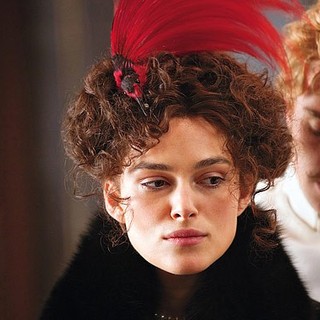Keira Knightley stars as Anna Karenina and Aaron Johnson stars as Count Vronsky in Focus Features' Anna Karenina (2012)