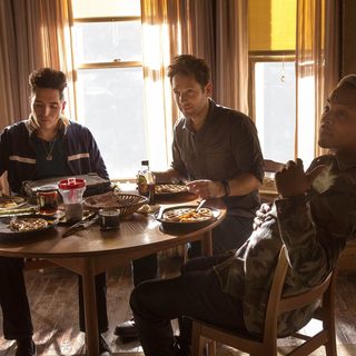 David Dastmalchian, Paul Rudd and T.I. in Walt Disney Pictures' Ant-Man (2015)