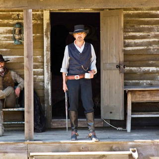 Timothy V. Murphy stars as Vince and Jeremy Irons stars as Randall Bragg in New Line Cinema's Appaloosa (2008). Photo by Lorey Sebastian.