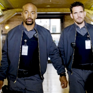 Columbus Short stars as Ty Hackett and Matt Dillon stars as Mike Cochrone in Screen Gems' Armored (2009)