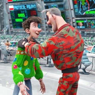 A scene from Sony Pictures' Arthur Christmas (2011)