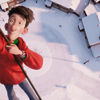 A scene from Sony Pictures' Arthur Christmas (2011)
